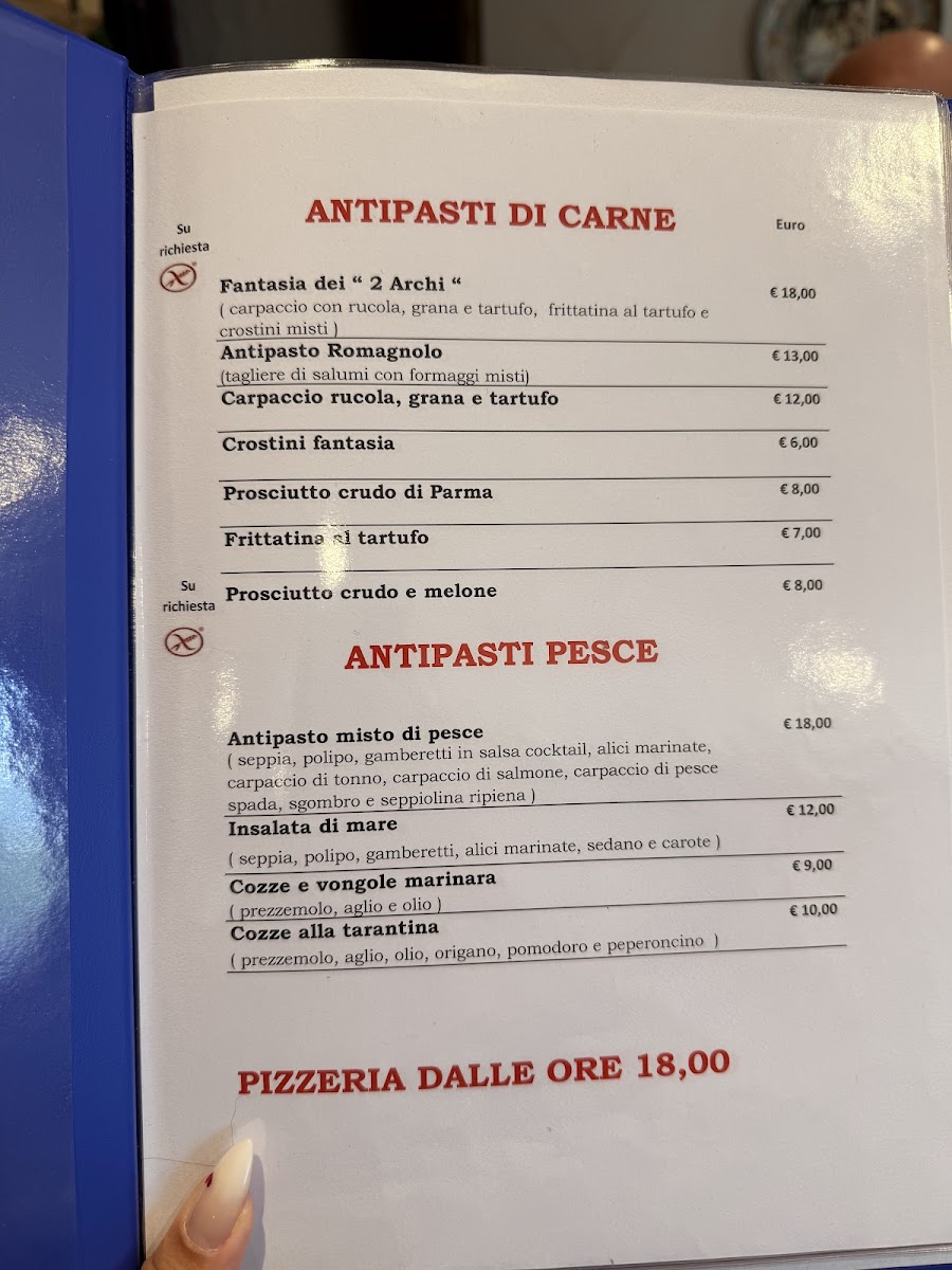Menu Ristorante 2 Archi-2